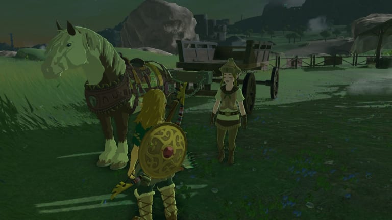 Zelda Tears of the Kingdom: How to attach a horse to a wagon